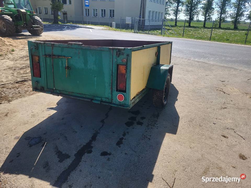 Przyczepka rolnicza duza konkretna przyczepka z Wąbrzeźno