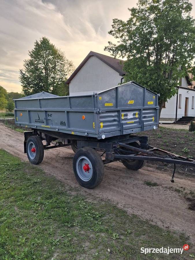 Przyczepa wywrotka d47 Przyczepy rolnicze Rzgów