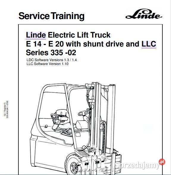 Linde E20 E25 E30 E14 E20 instrukcja naprawy Kielce