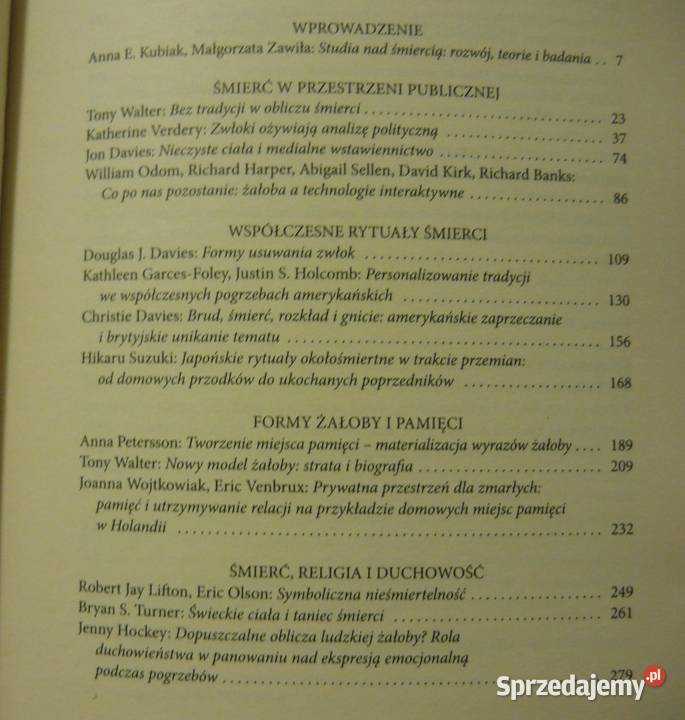 Społeczne i kulturowe reprezentacje śmierci Anna Krotoszyn