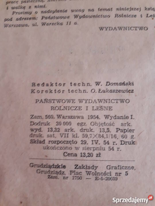 Książka Praktyczne Pszczelnictwo S Brzósko warmińsko-mazurskie Olsztyn