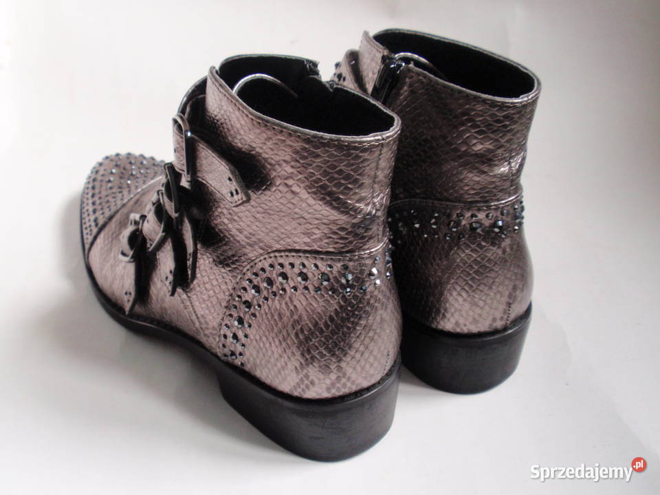 Botki damskie srebrne Star Collection EUR 40