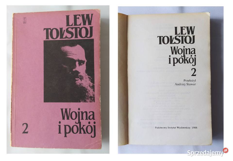 WOJNA i POKÓJ Lew Tołstoj tom 1 4 Rok wydania 1988 Hajnówka sprzedam