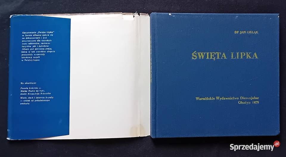 Biskup Jan Obłąk Święta Lipka Warmińskie Wyd Antyki, Sztuka, Kolekcje Koźminek