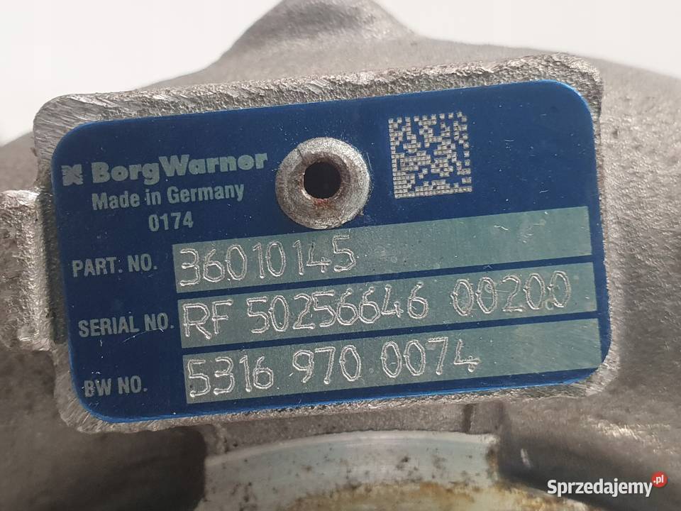 TURBOSPRĘŻARKA Volvo XC60 24 D D4 190 turbo Chełm