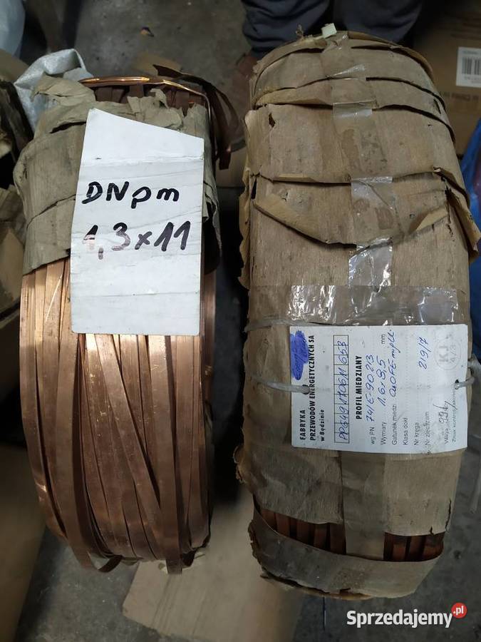 DNpm płaskownik miedziany drut prostokątny Szydłowiec