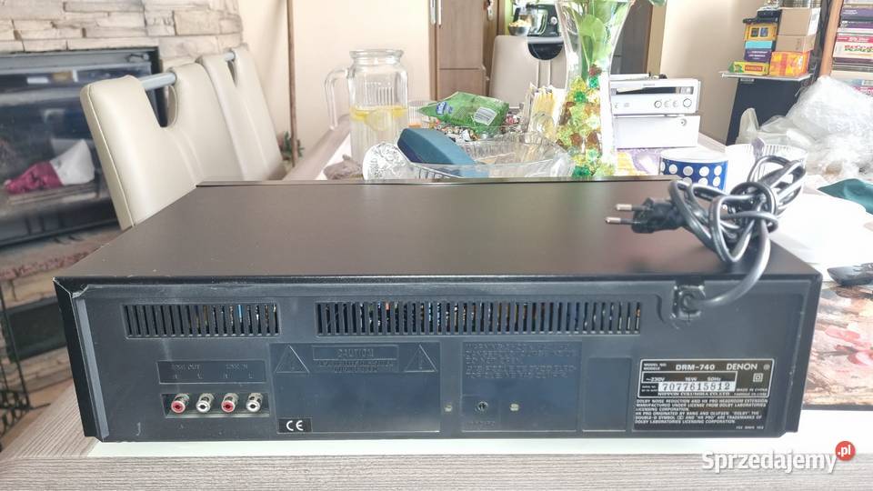 Magnetofon Denon DRM740 3Head Dolby B C MPX