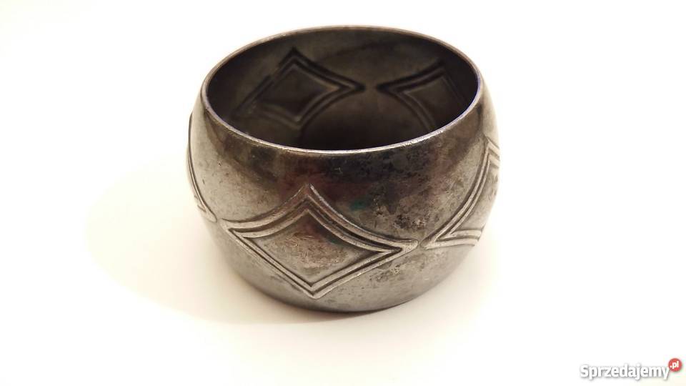 Serwetnik platerowany sygnowany GAB Kętrzyn