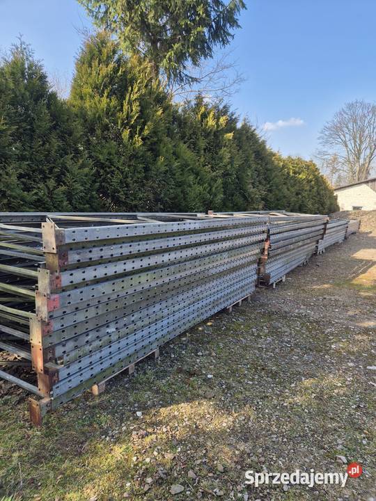 REGAŁ PALETOWY MODUŁOWY magazynowy 1 sekcja RAMA małopolskie Przysieka