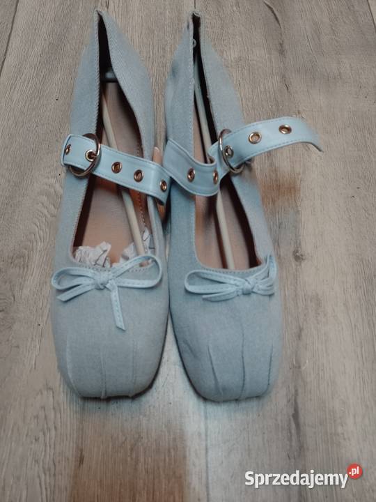 40 Dżinsowe baleriny niskie czółenka wieczorowe małopolskie