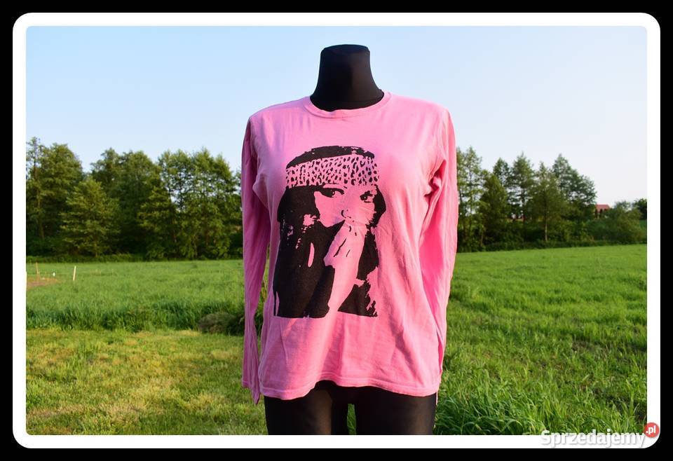 Różowa bluzka Gildan 40 L 42 XL longsleeve Inny wzór mazowieckie Płock