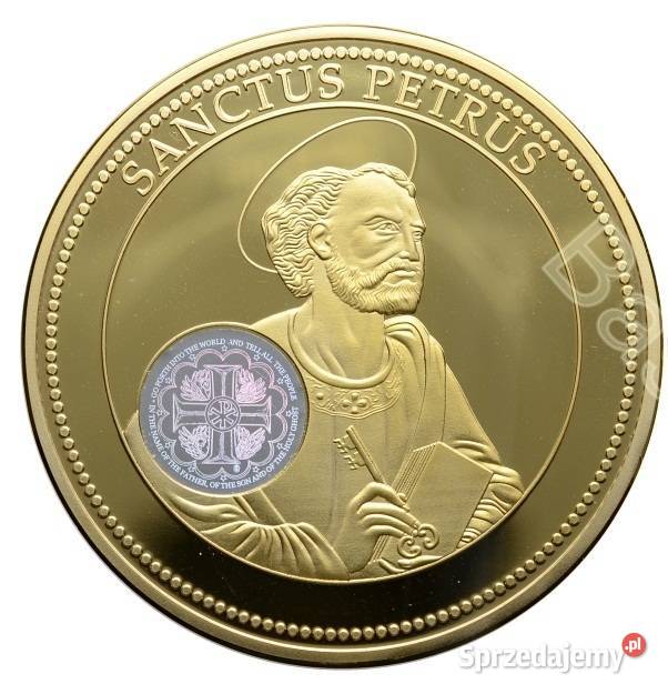 Talar Święty Piotr Apostoł Złoto Srebrny Sosnowiec