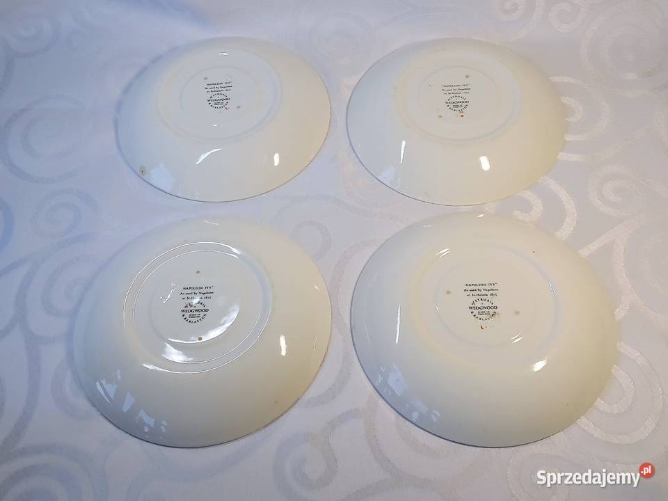 4x Wedgwood Napoleon Ivy talerzyki deserowe 17 sprzedam