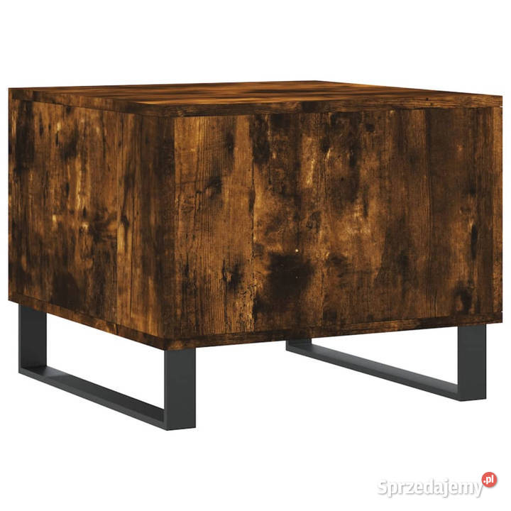 Stolik kawowy przydymiony dąb 50x50x40 WM829454 Stoły