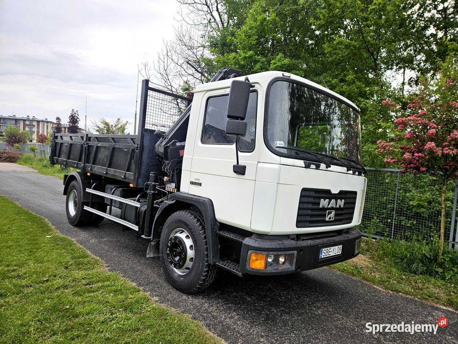 MAN 17232 F2000 wywrotka Hds Hiab Mińsk Mazowiecki