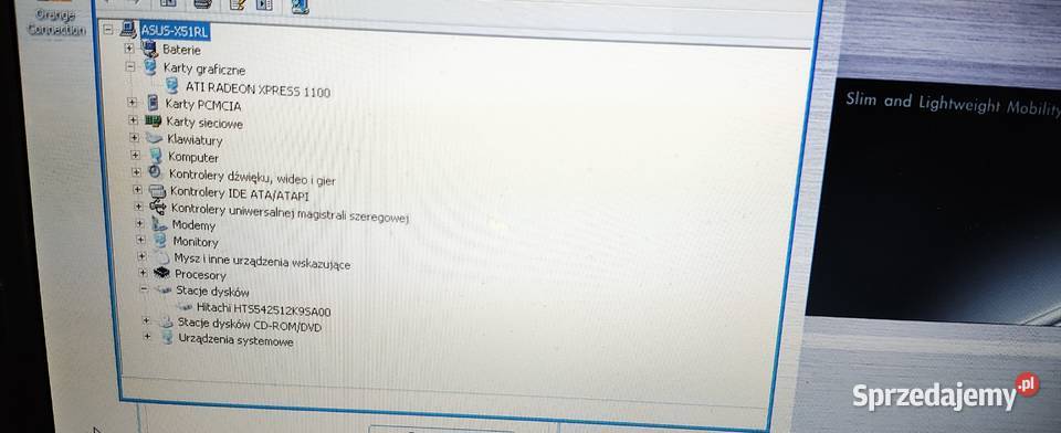 Stary laptop Asus X51RL Wołomin