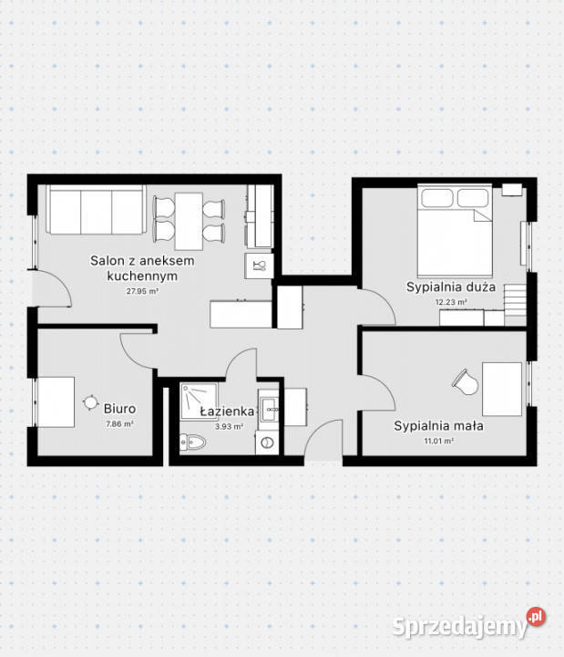 4 pokoje 66 m BEZPOŚREDNIO Wysoki standard Ulica internet Warszawa sprzedam