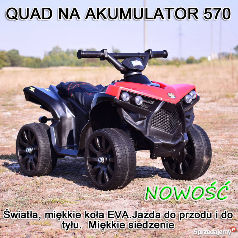 QUAD NA AKUMULATOR NA MIĘKKICH KOŁACH SUPER Toruń