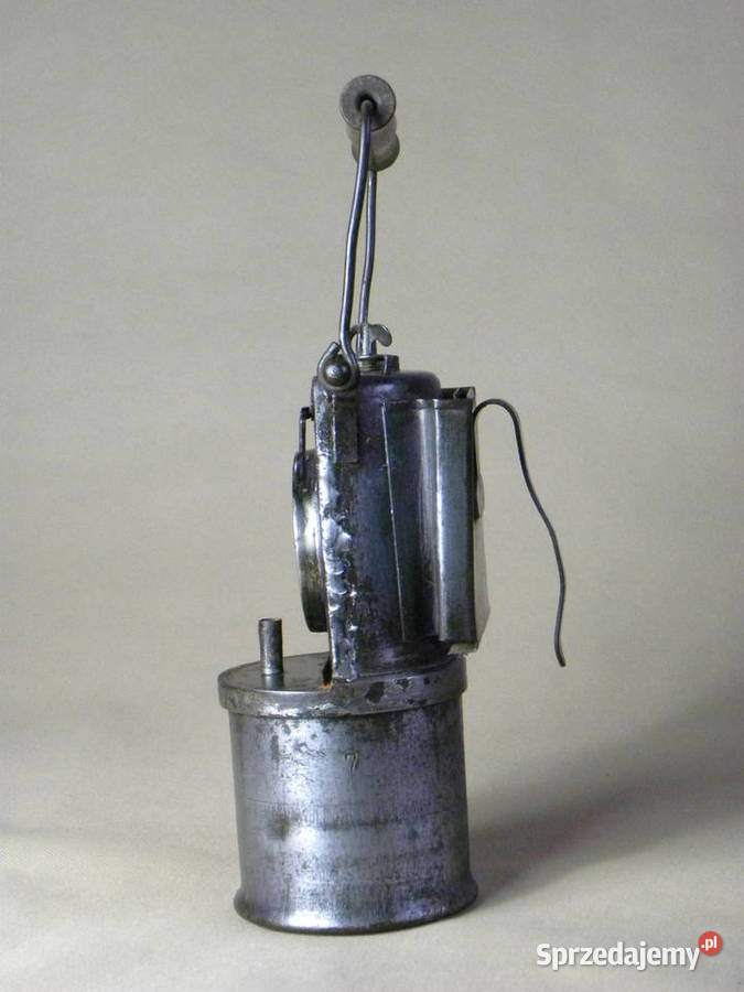 Stara niemiecka lampa karbidowa Friemann Wolf Legnica sprzedam