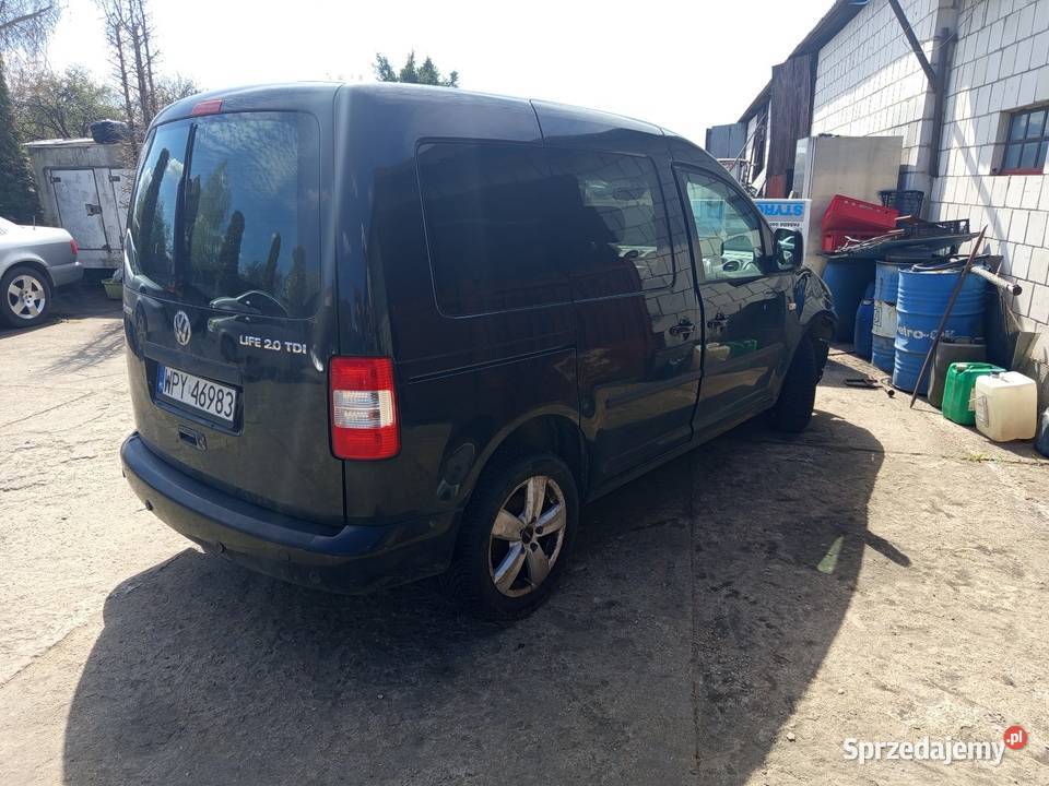 Vw Caddy 20 tdi 2010r uszkodzony Przysucha