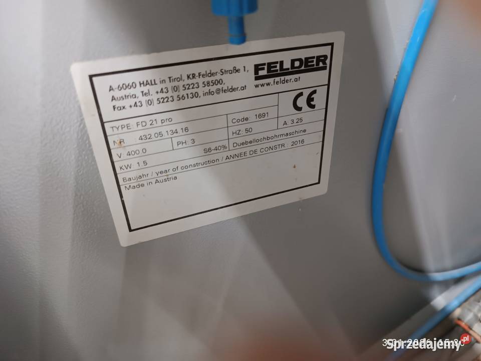 Wiertarka wielowrzecionowa FELDER FD21 Rokiciny