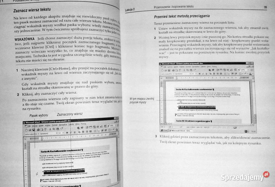 Microsoft Word 97 Wersja polska Krok kroku Rok wydania 1997 Chełm sprzedam