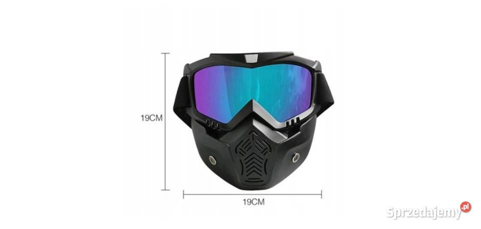 MASKA GOGLE OKULARY CROSS MOTOCYKLA ROWERU QUADA sprzedam