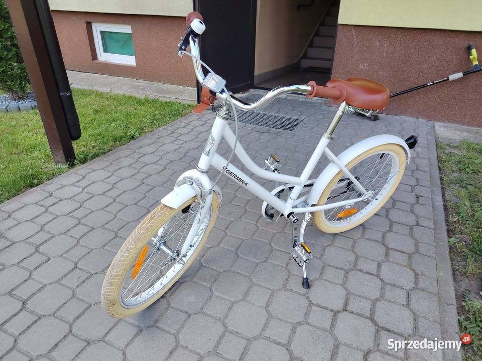 Rower dziewczynki GERMINA Vintage 20 Biały świętokrzyskie