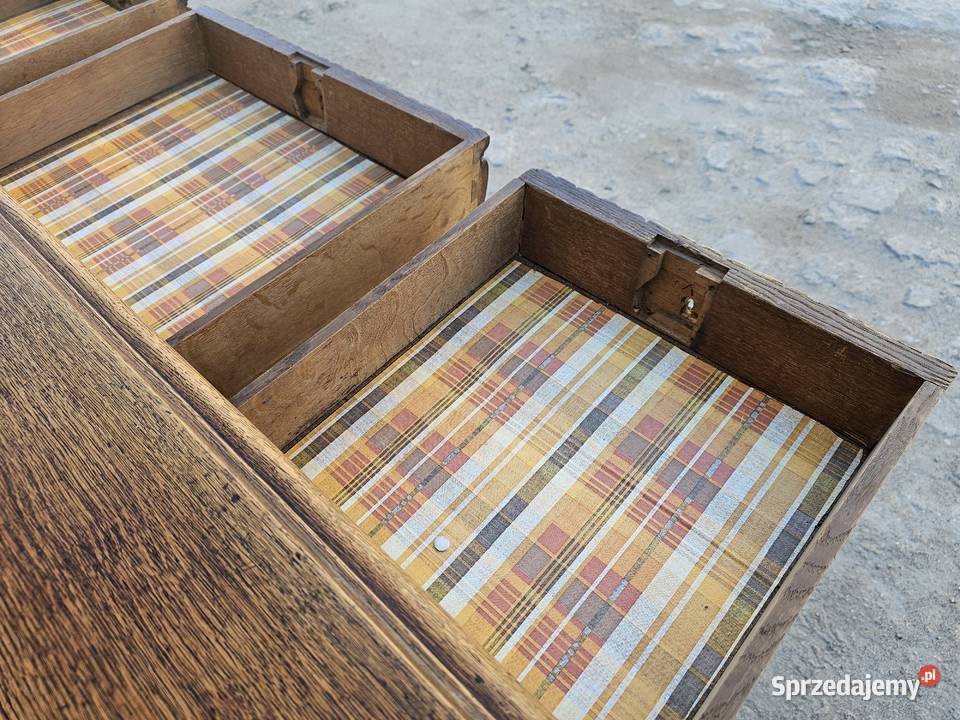 Neorenesansowe biurko gabinetowe z lwami antyk dolnośląskie Wałbrzych