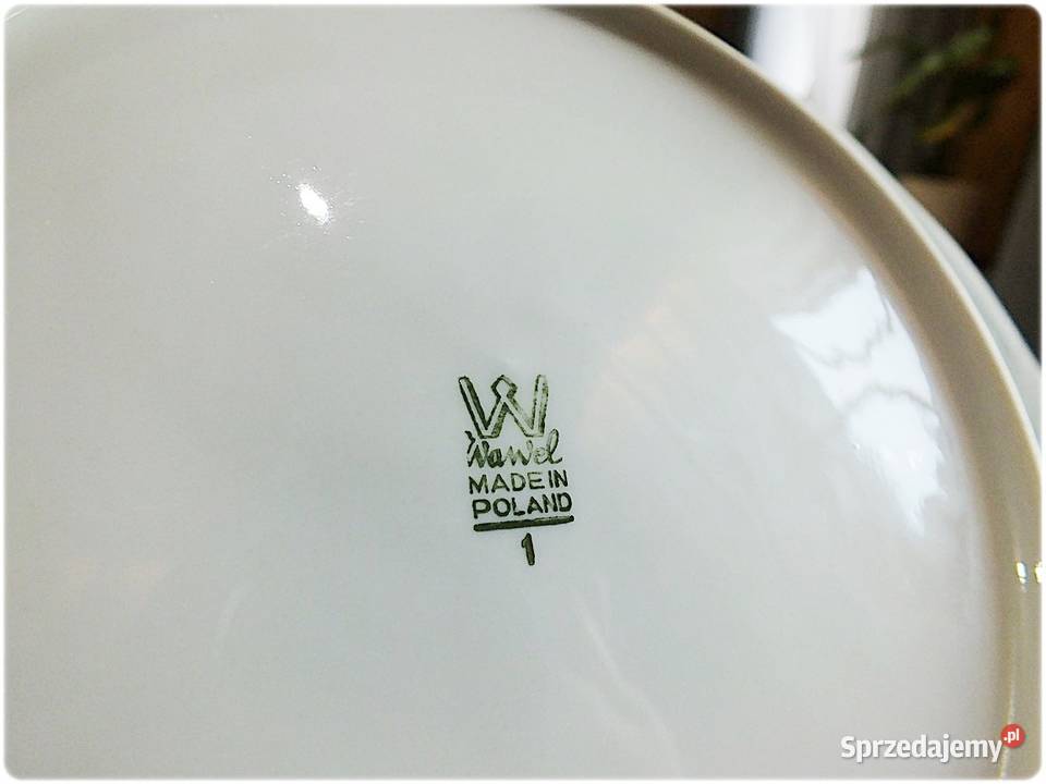 Talerz Porcelana Wawel 24 Biały Talerz z biały
