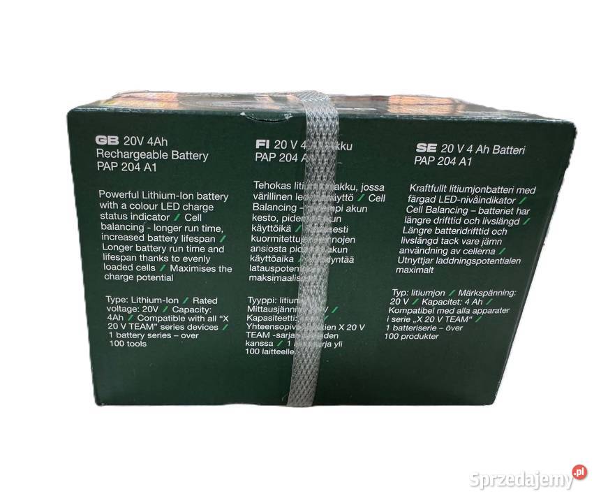 Akumulator LiIon Parkside 20 V 4 Ah PAP 204 A1