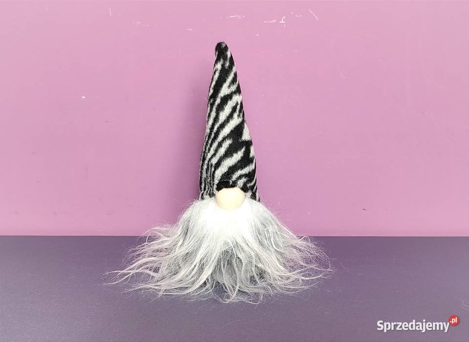 Skrzat świąteczny Krasnal Gnom Mikołaj ozdoba na Boże Narodzenie Jasień