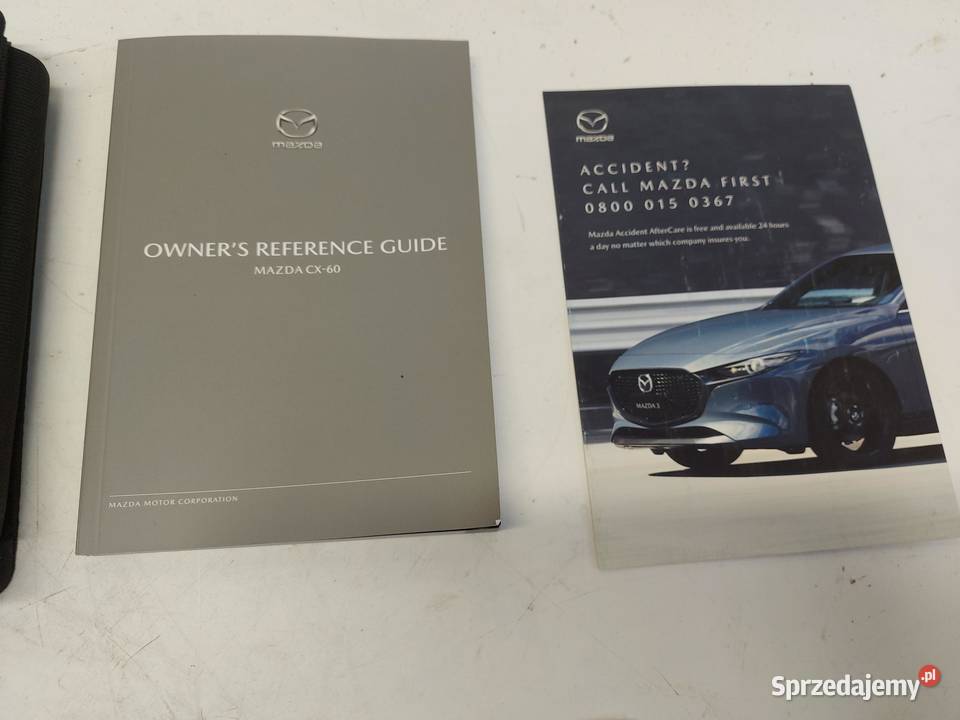 Mazda CX60 2023 książka instrukcja obsługi etui osobowe