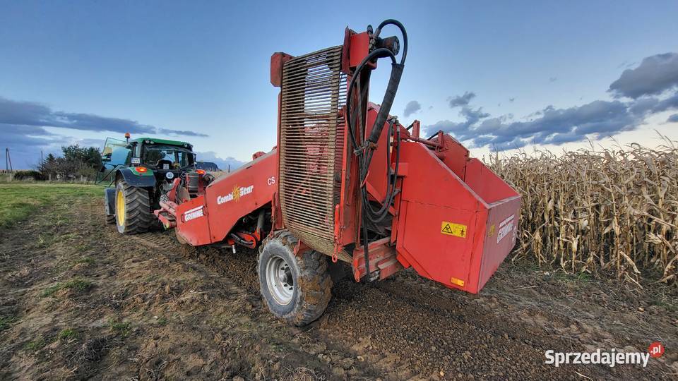 Grimme CS 1500 odkamieniacz zbieracz kamieni nieuszkodzony śląskie Leśna