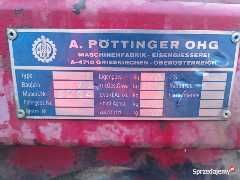 Przyczepa samozbierająca nieuszkodzony sprzedam