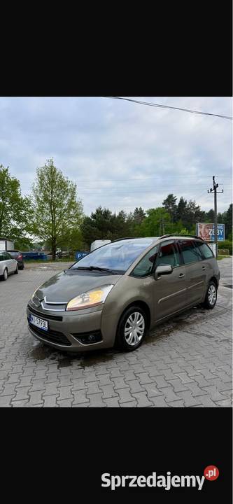 Citroen C4 Grand Picasso 7 osób automat 2010 wspomaganie kierownicy Warszawa sprzedam