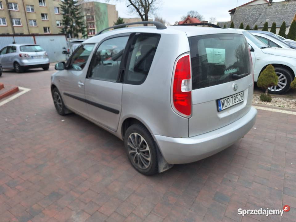 Skoda Roomster 16 benzyna 2007r Oc I przegląd Ciechanowiec