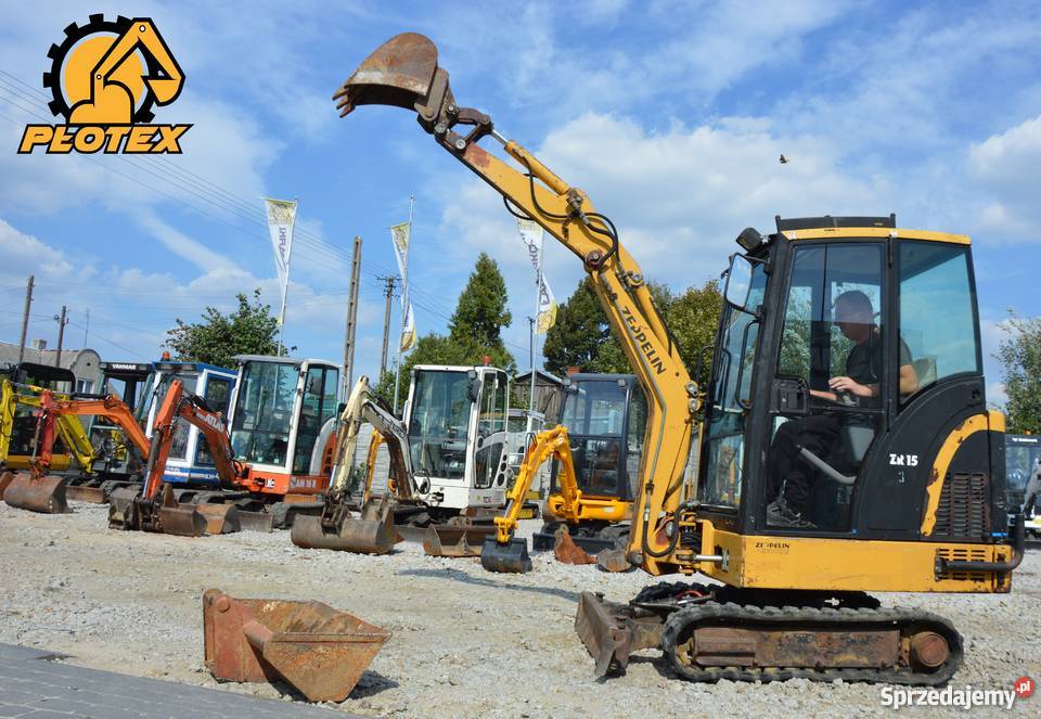 Mini koparka ZEPPELIN ZR15 1999r FAKTURA LONG Złoczew sprzedam