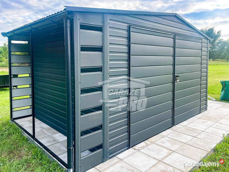 Schowek domek ogrodowy 4x25m Wiata 05m Brama Brzesko