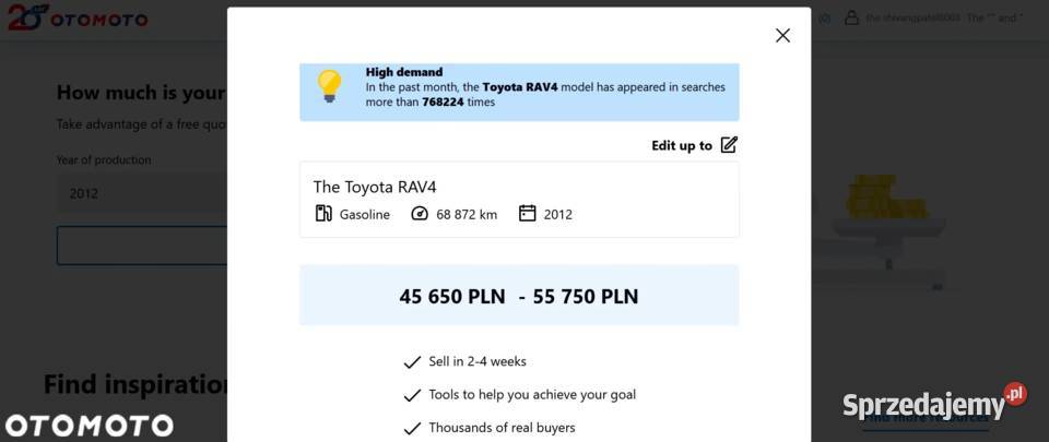 Toyota RAV4 Doskonały stan Najlepsza 220KM RAV4 Warszawa