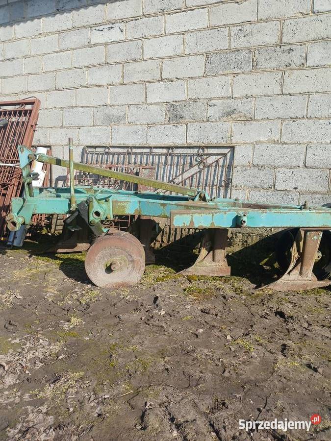 pług 4 skibowy zagonowy nieuszkodzony Maszyny uprawowe Kutno