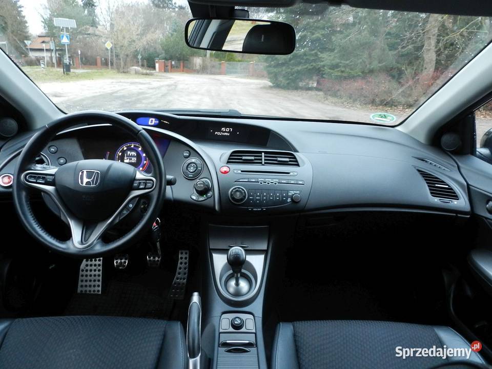 Honda Civic VIII piękne Czarne UFO 18 stan Puszczykowo sprzedam