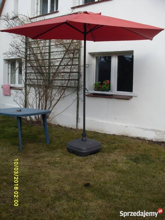 Parasol ogrodowy na korbke dolnośląskie Dzierżoniów sprzedam