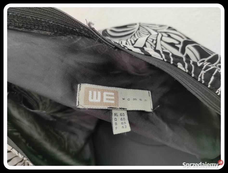 WE Women czarna spódnica na gumce z podszewką 40 Płock