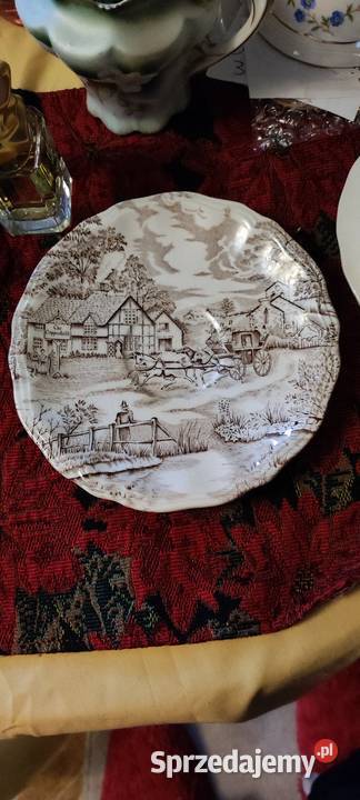 Talerzyk podstawek porcelana Luneville Francja