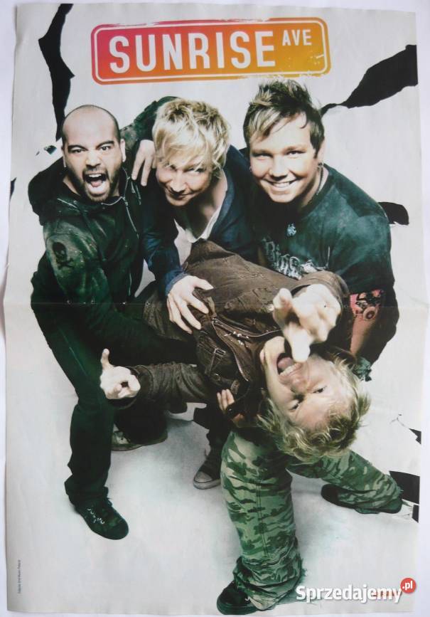 PLAKATY SUNRISE AVE WYPRZEDAŻ ŚWIAT PLAKATÓW