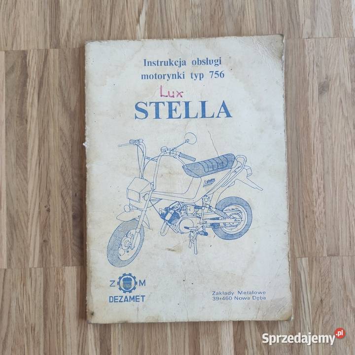 Instrukcja obsługi Romet Stella 756 Warszawa