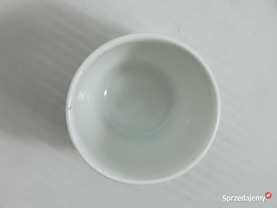 Porcelanowy kieliszek do jajek KAROLINA Motyw Biłgoraj