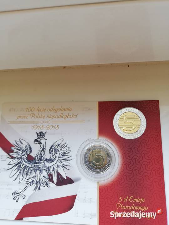 Polska 5 złotych 2018 Niepodległość blister wielkopolskie