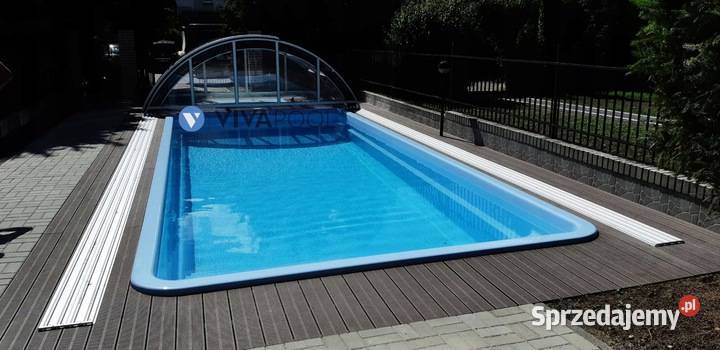 Basen wkopywany 80x37 winyloestrowy zestaw łódzkie Radomsko sprzedam